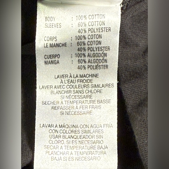 Large Vans Black and Tan Men's Long-Sleeved T-Shirt - Picture 5 of 7